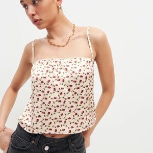 Reformation Mya Silk Top